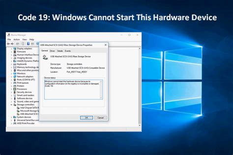 How To Fix Code 19 Windows Cannot Start This Hardware Device
