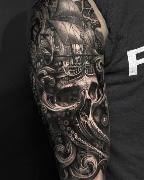 Pirate Ship Tattoo Sleeve Best Tattoo Ideas