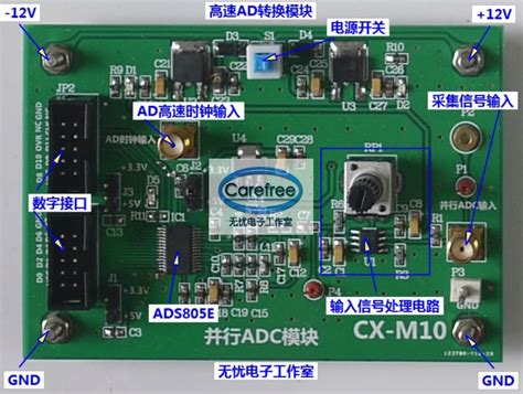 12 Bit High Speed Ad Module Ads805 Module 12 Bit Ad Module High Speed