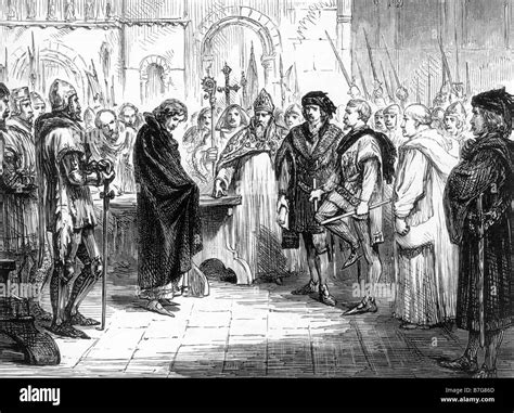 The Deposition Of King Edward Ii 1327 At Kenilworth Castle Warwickshire