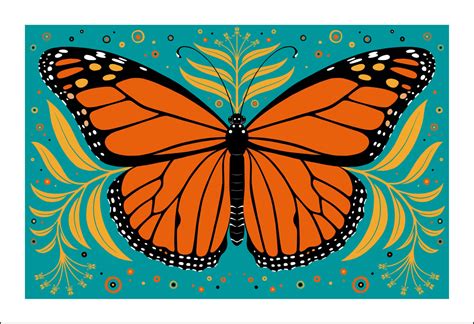 Monarch Butterfly Print Allen Crawford