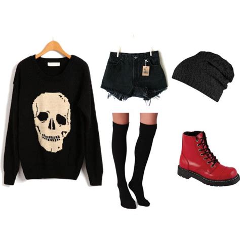 Punk Rock Fall Outfit Cute Punk Outfits Punk Outfits