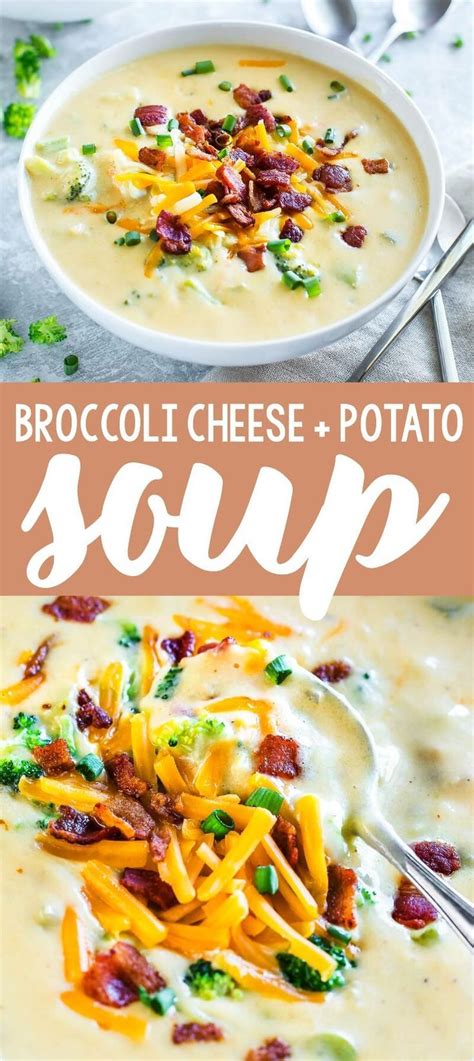 Cheesy Broccoli Potato Chowder Peas And Crayons Recipe Soup