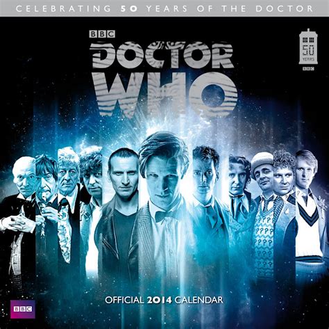 World Black News The Official Doctor Who 50th Anniversary Calendar Is