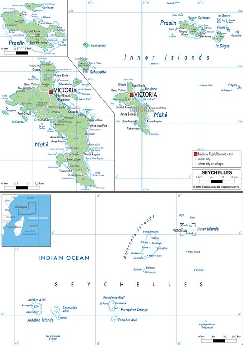 Detailed Political Map Of Seychelles Ezilon Maps