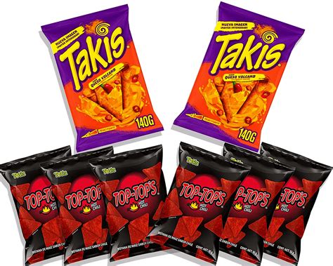 Takis Quesokässe Volcano Und Totis Mexikanische Scharfe Chips Party