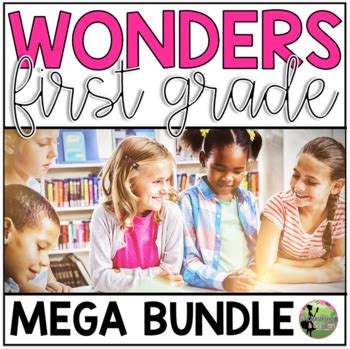 First grade math activities are a great opportunity for the kids to have fun at the same time as getting to knowledge with basic numbers and counting skills. McGraw-Hill Wonders First Grade MEGA Bundle by A Library and Garden