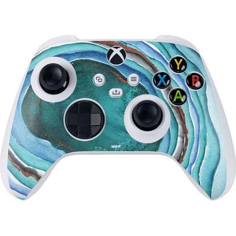 Geode Turquoise Watercolor Controller Skin For Xbox Series S Gamestop