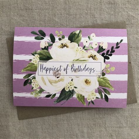 Pink Paddock Store T Card Happiest Of Birthdays Rustic Heart
