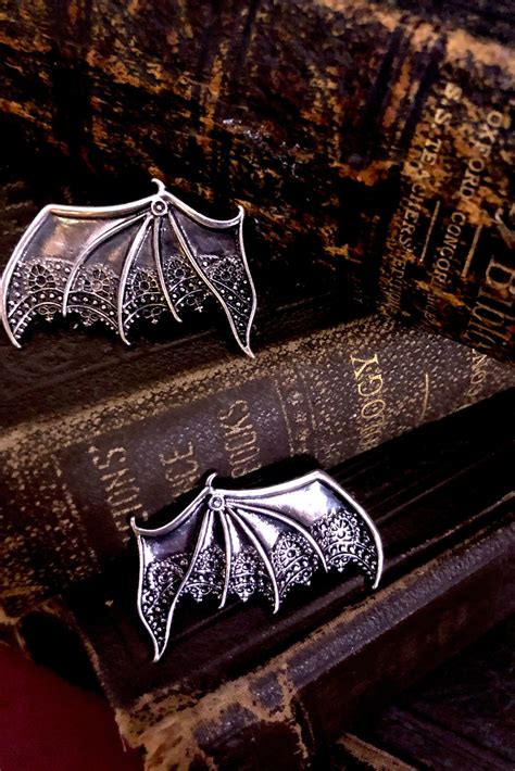 Steampunk Bat Wing Hair Clips Pair Of 2 In 2022 Bat Wings Costume Bat Wings Gothic Hairstyles