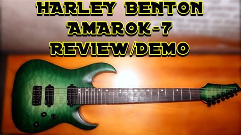 Harley Benton Amarok 7 Demoreview The Best 7 String Ever My