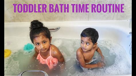 Toddler Bath Time Routine Youtube