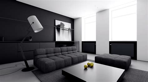 Monochrome Minimalist Spaces Creating Black And White Magic Minimalist Living Room