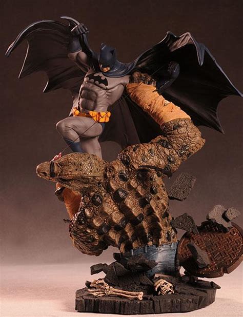 Dc Collectibles Batman Vs Killer Croc Statue Dc Comics