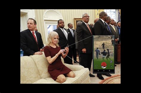 Pokemon Go Kellyanne Conways Oval Office Couch Photo Know Your Meme