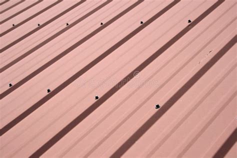 Metal Roof Background Stock Image Image Of Diagonal Regular 5392967