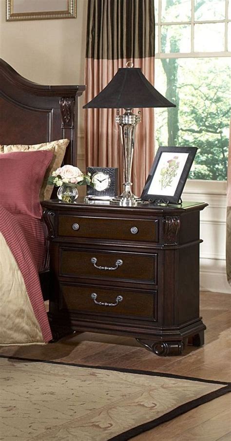 New Classic® Home Furnishings Emilie Tudor Brown Nightstand Miskelly Furniture