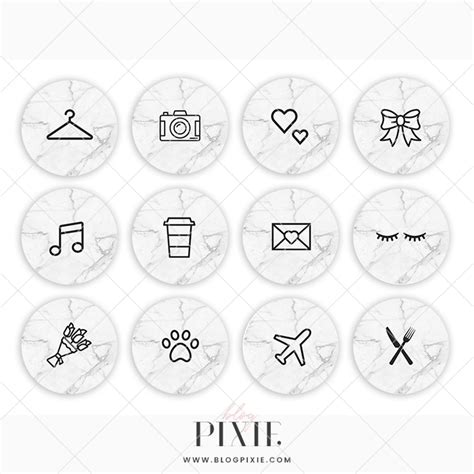 For free regardless of what theme you have going on on your feed. Marble Instagram Highlight Icons - Download Instagram ...