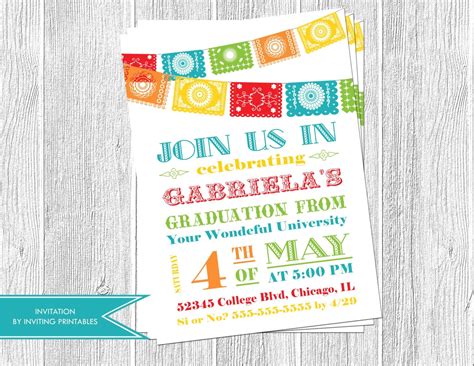 15 yummy graduation party food ideas your guests will love. Fiesta Themed Graduation Party / GreyGrey Designs (With images) | Graduation party themes ...