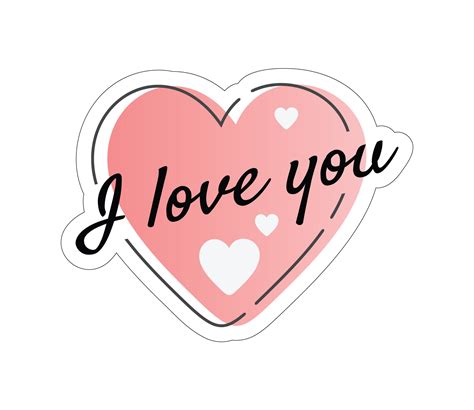 I Love You Heart Cut Out Etsy