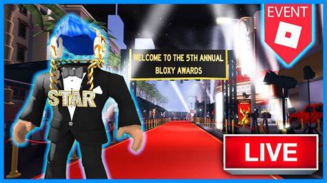 🔴 Breaking News Live From The Roblox Bloxy Awards 4k Robux Seat Roblox Live Stream