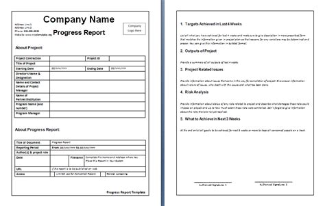 Weekly Report Template Free Words Templates