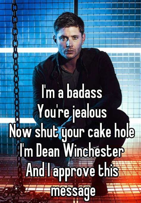 Image By ∂єνσи нαιℓєу Cσиαωαу On SuᏢᎬᏒᏁᎪᏆuᏒᎪᏞ Dean Winchester Jealous Messages