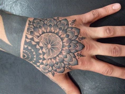 Hand Dotwork Tattoo By Holy Trauma