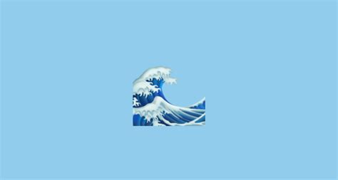 🌊 Water Wave Emoji
