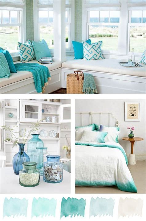 How do i decorate coastal when i don't live anywhere near choosing the right colors for your walls and decor will immediately help transform your home and give it the feeling of a relaxed coastal environment. Summer Crush - Mint & Aqua (Coastal Style) | Deco depto ...