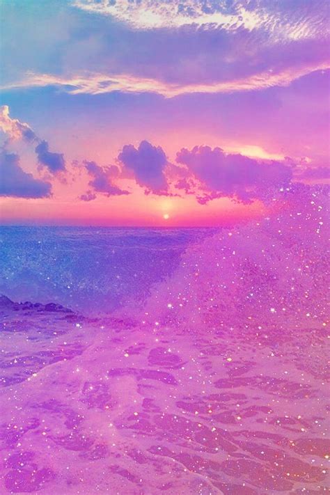 Beach Pink Purple Blue Sunset Wallpapers Wallpaper Cave