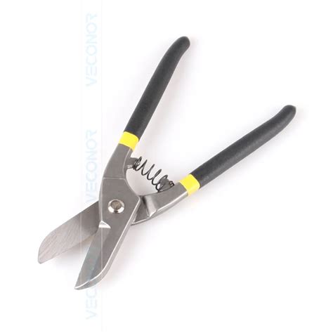 10 Inch Sheet Metal Cutting Shears Tin Snips Scissors Straight Handle