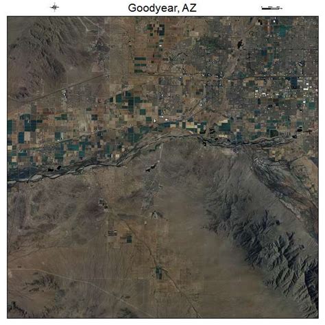 Aerial Photography Map Of Goodyear Az Arizona