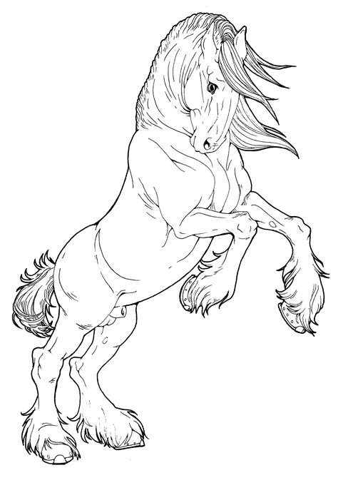 Horse coloring pages coloring pages realistic drawings animal coloring pages coloring books free coloring pages. Clydesdale Stallion by AppleHunter.deviantart.com on ...