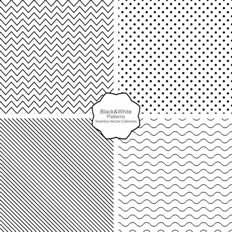 Premium Vector Collection Of Seamless Vector Patterns
