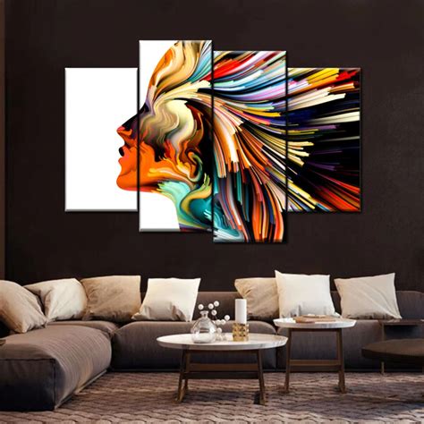 Profile Colors Multi Panel Canvas Wall Art Canvas Wall Art Vibrant