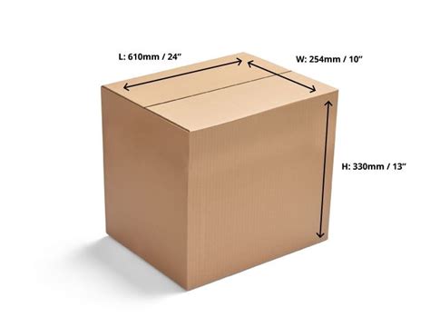 610x254x330mm Double Wall Cardboard Boxes Eco Friendly Shipping Boxes