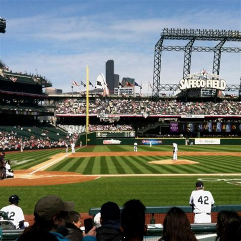 there s nothing like good seats on a nice day catching a game safeco field safeco field