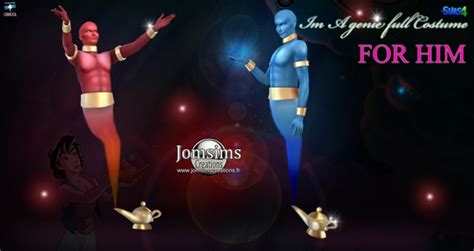 Genie Lamp Full Costume At Jomsims Creations Sims 4 Updates