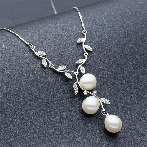 Freshwater Pearls Necklace 925 Sterling Silver