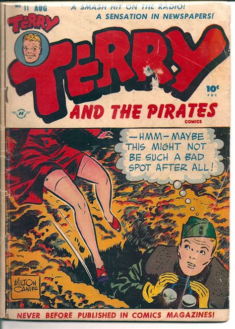Terry And The Pirates Comics Aug 1948 Milton Caniff Pdc