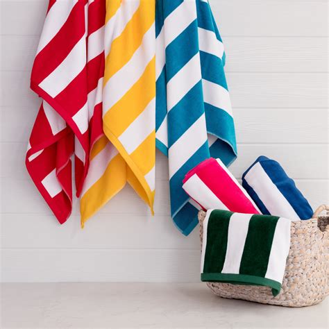 Turkish Combed Cotton X Phaselis Cabana Stripe Beach Towels