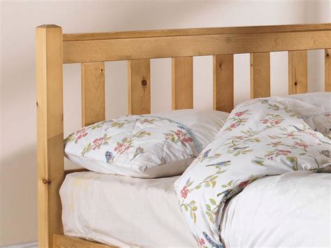 Friendship Mill Shaker Pine High Footend Wooden Bed Frame Land Of Beds