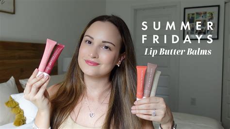 Summer Fridays New Pink Sugar And Cherry Lip Butter Balm Comparing