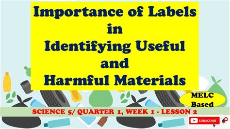 Importance Of Labels In Identifying Useful And Harmful Materials Youtube