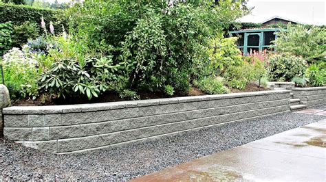 Garden Retaining Wall Concrete Blocks Garden Design Ideas