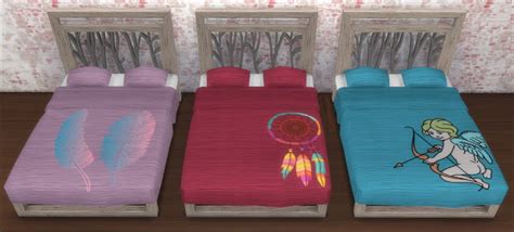 Wood Bed Ts3 To Ts4 Conversion At Annetts Sims 4 Welt Sims 4 Updates