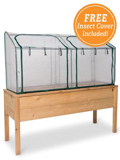 Cedarlast 2x6 Elevated Garden Cold Frame And Covers