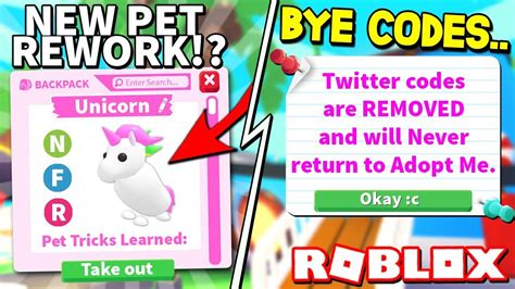 Roblox Twitter Adopt Me New Adopt Me Codes Working 2018 Roblox