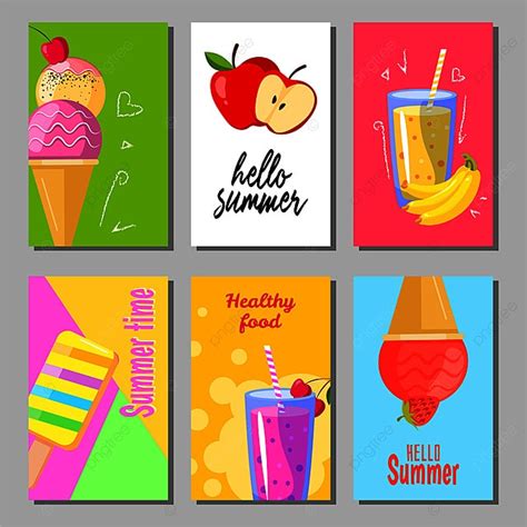 Banner Set Of Cute Sweet Summer Backgrounds Template Download On Pngtree